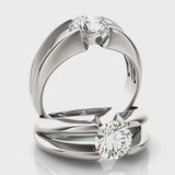 18kt White Gold Solitaire 1.2 Ct Diamond Ring