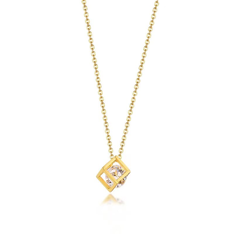 18k Gold Enchanted Love Pendant Necklace
