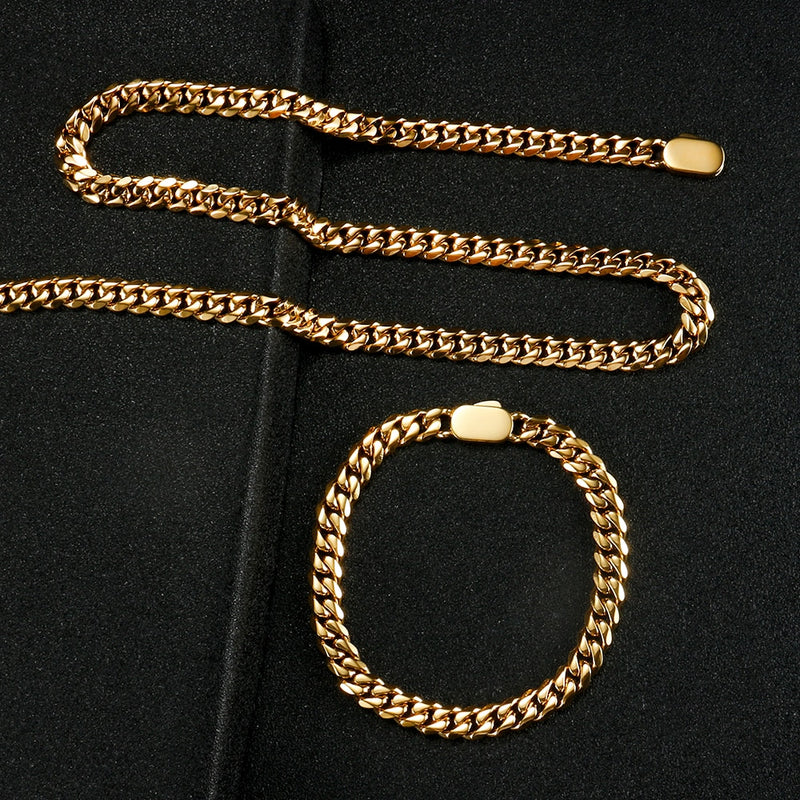 18k Gold Curb Cuban Chain