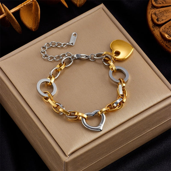 Locked Heart Love Bracelet
