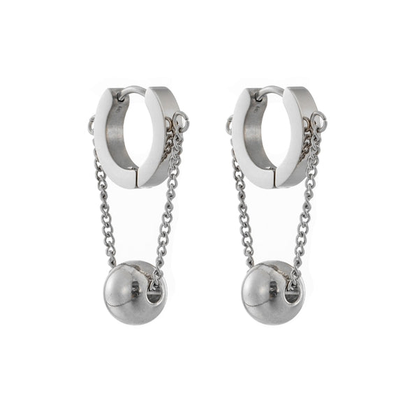 Sterling Silver Cuban Pearl Earrings