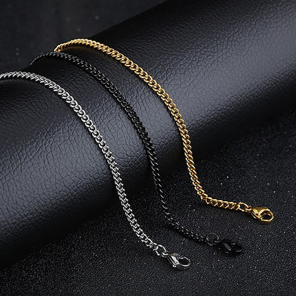 3MM hand-crafted Cuban Rope chain (57cm)