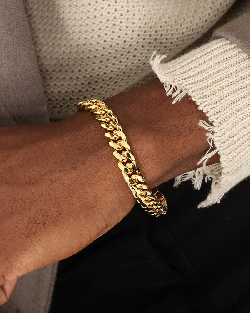 18k Gold Cuban Link Bracelet – ICEEX