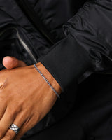 3mm Sterling Silver Cuban Link Bracelet