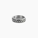 Sterling Silver Rope Ring
