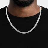 5mm Sterling Silver Herringbone Chain