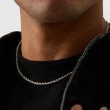 4mm Sterling Silver Rope Chain