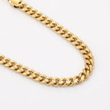 5mm 18k Gold Cuban Link Bracelet