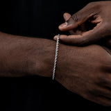 3mm Sterling Silver Rope Bracelet