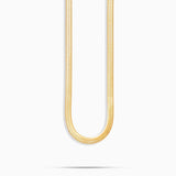 5mm 18k Gold Herringbone Chain