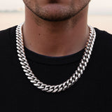 12mm Sterling Silver Cuban Link Chain