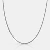 2mm Sterling Silver Cuban Link Chain