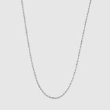 2mm Sterling Silver Rope Chain