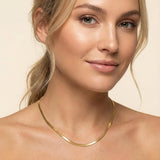 3mm 18k Gold Herringbone Chain