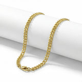 3mm 18k Gold Cuban Link Bracelet