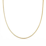 1.5mm 18k Gold Snake Chain