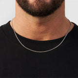 2mm Sterling Silver Cuban Link Chain