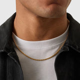 2mm 18K Gold Rope Chain