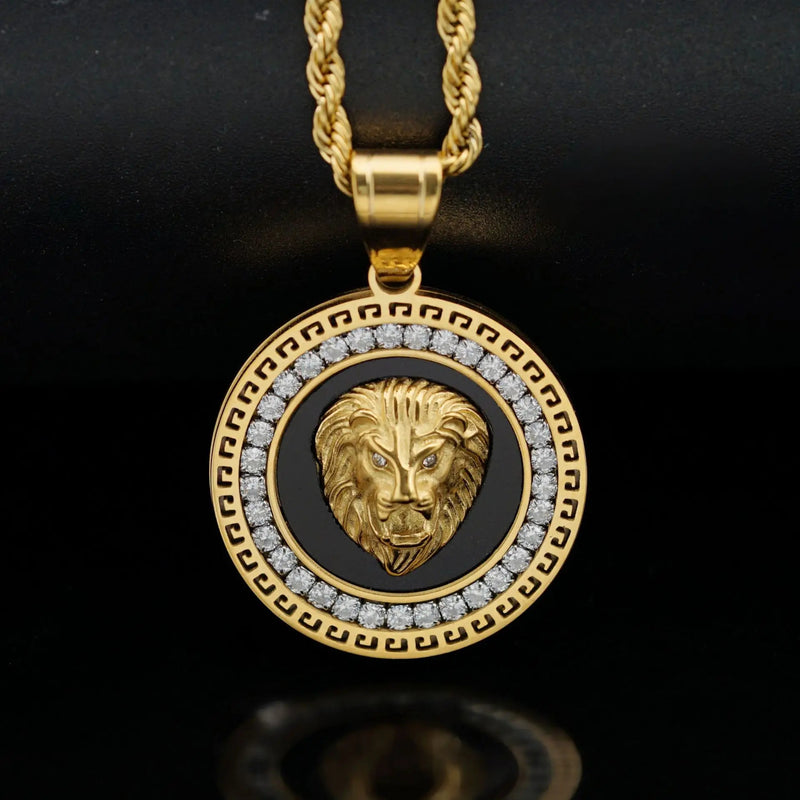King Cuban Link Lion Pendant