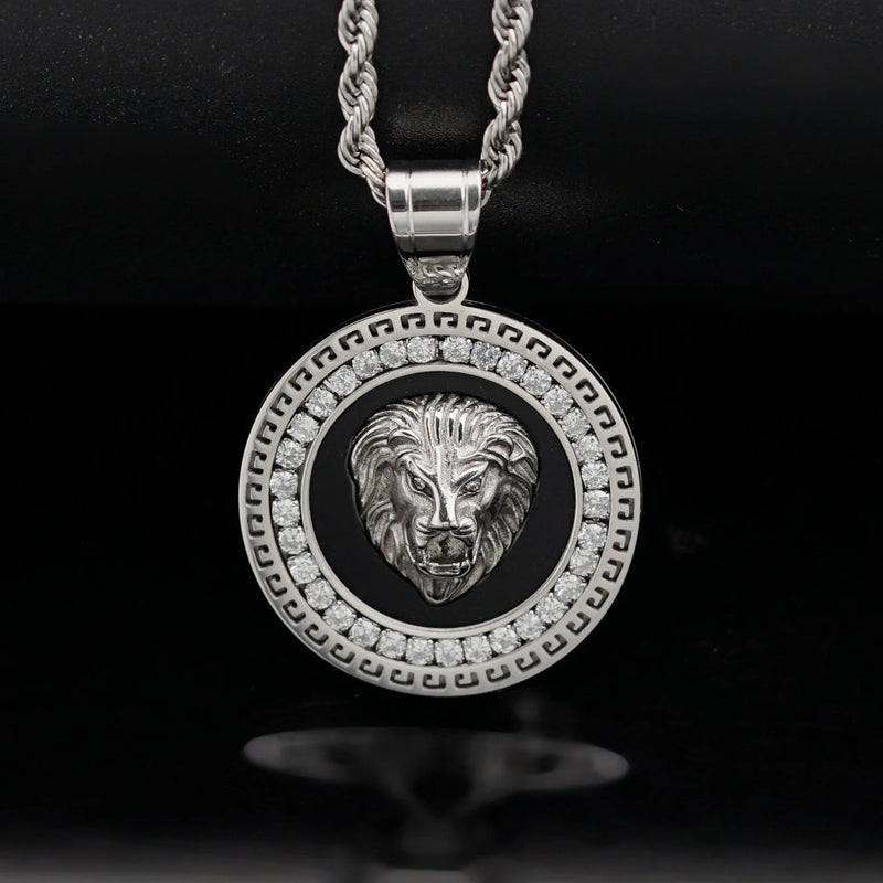 King Cuban Link Lion Pendant