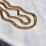 5mm 18k Gold Franco Chain