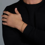 3mm 18k Gold Cuban Link Bracelet