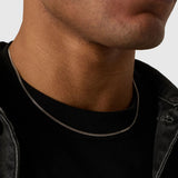 2mm Sterling Silver Cuban Link Chain