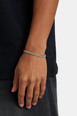5mm Sterling Silver Cuban Link Bracelet