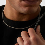 2mm Sterling Silver Cuban Link Chain
