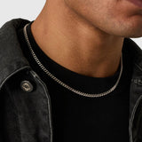 3mm Sterling Silver Cuban Link Chain