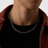 5mm Sterling Silver Figaro Chain