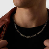 5mm Sterling Silver Figaro Chain