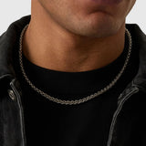 5mm Sterling Silver Wheat Chain