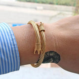 18k Gold Crown Rope Bracelet
