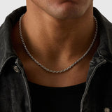 5mm Sterling Silver Rope Chain