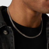 5mm Sterling Silver Cuban Link Chain
