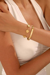 18k Gold Van Clover Bracelet