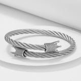 Sterling Silver Crown Bracelet