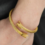 18k Gold Crown Rope Bracelet