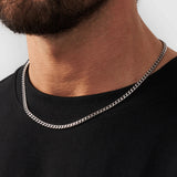 3mm Sterling Silver Cuban Link Chain