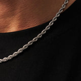 5mm Sterling Silver Rope Chain