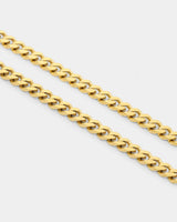 5mm 18K Gold Cuban Link Chain