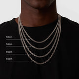 3mm Sterling Silver Cuban Link Chain