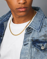 5mm 18K Gold Cuban Link Chain