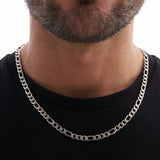 5mm Sterling Silver Figaro Chain