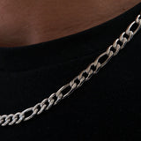 5mm Sterling Silver Figaro Chain