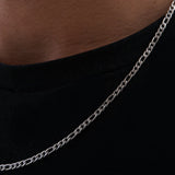3mm Sterling Silver Figaro Chain
