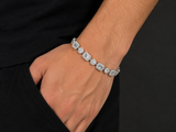 Sterling Silver Moissanite Diamond Lupin Bracelet