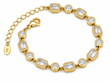 18K Gold Moissanite Diamond Lupin Women's Bracelet