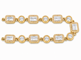 18K Gold Moissanite Diamond Lupin Bracelet